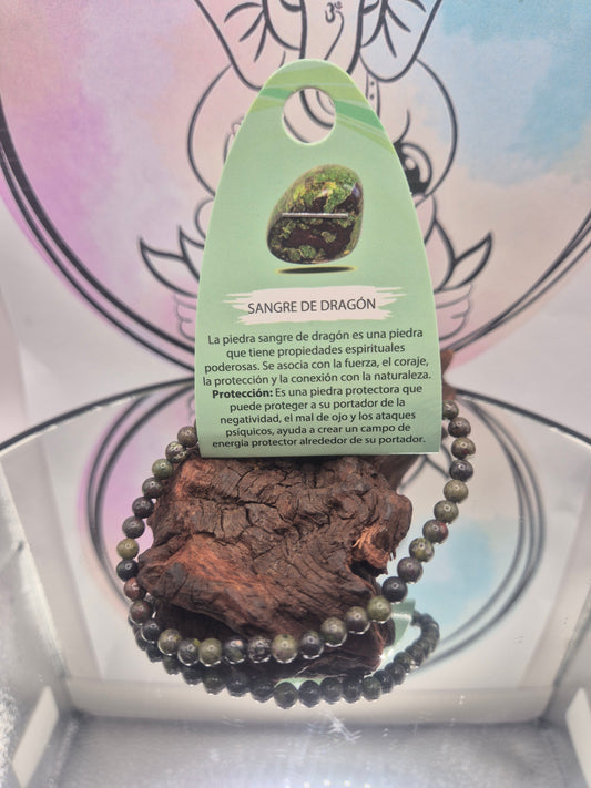 Pulsera - Sangre de Dragón 4 mm