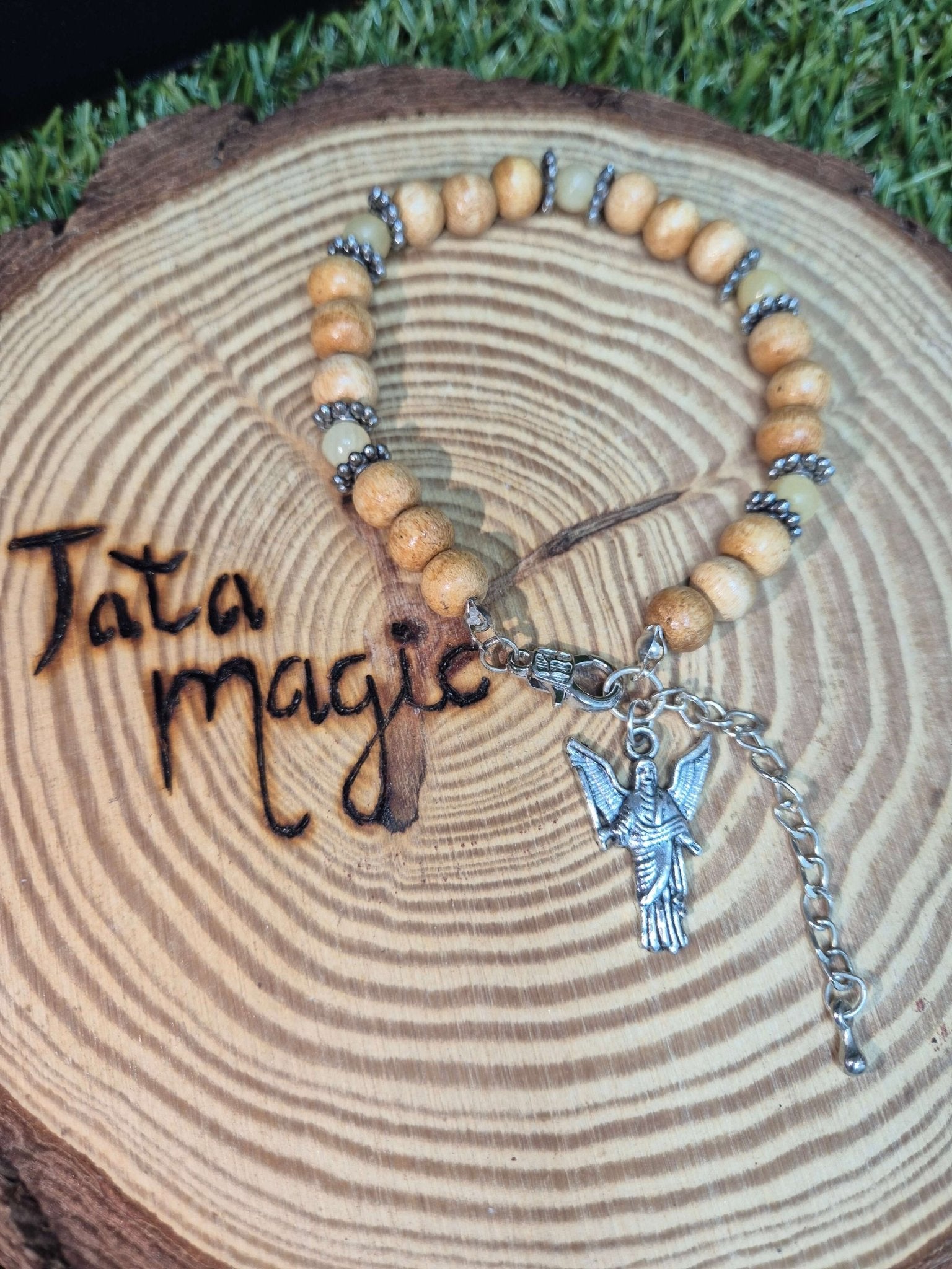 Pulsera arcangel Uriel con Citrino y Patchouli 7.5cm Tienda esotérica Málaga - La Tienda de Tata Magic: tienda Esotérica en Málaga
