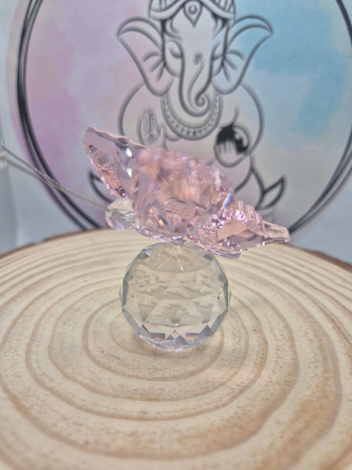 Mariposa Feng Shui de Cristal - Amuleto de Renacer y Energía positiva