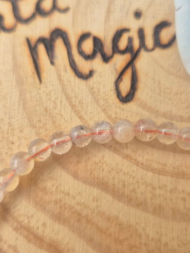 Pulsera de Citrino 4mm - Alegría, Energía y Abundancia
