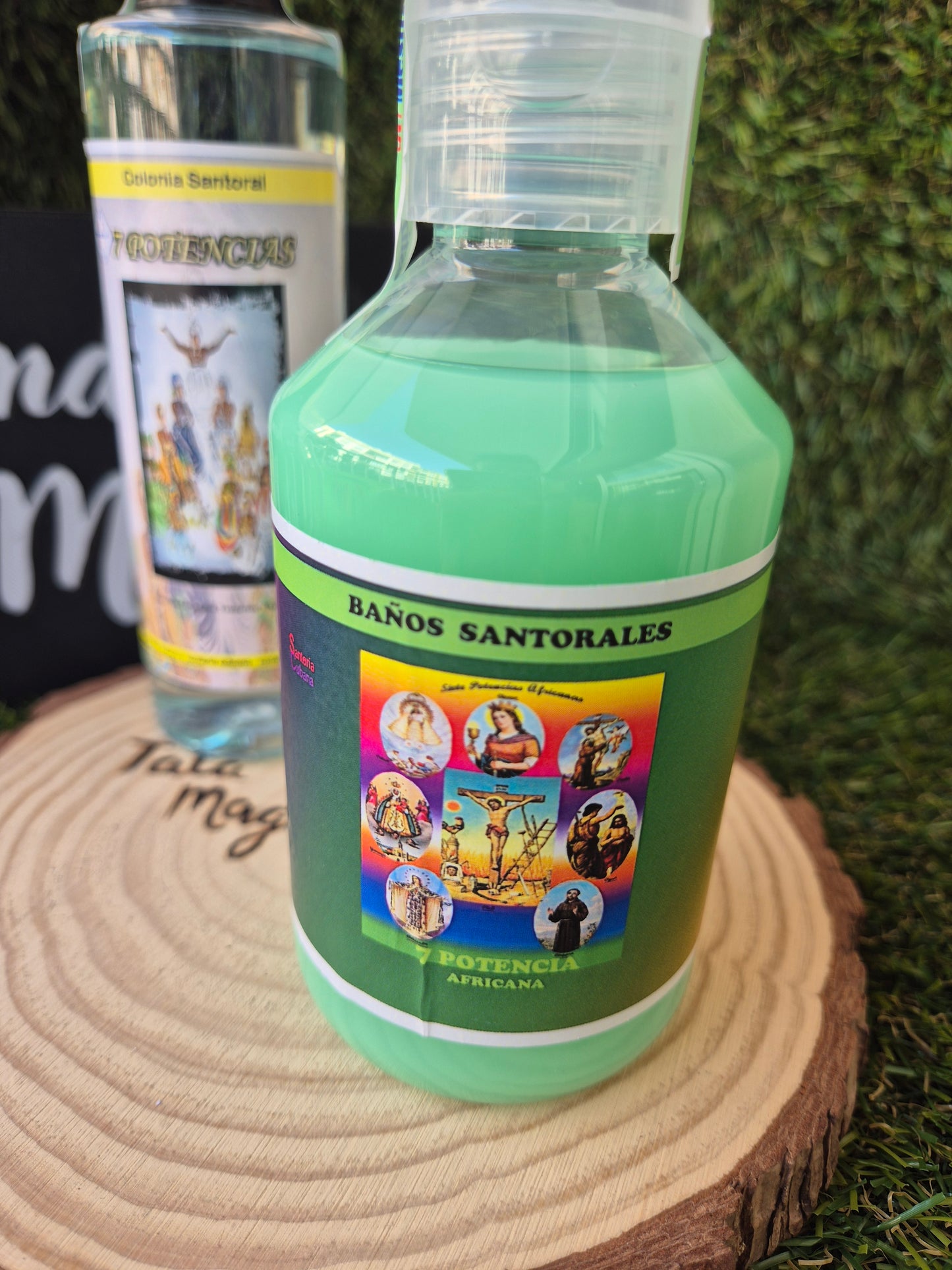 Pack Colonia + Baño 7 Potencias Africanas - Santería Cubana para Protección, Éxito y Prosperidad Ritualizado según la Tradición Afro Cubana
