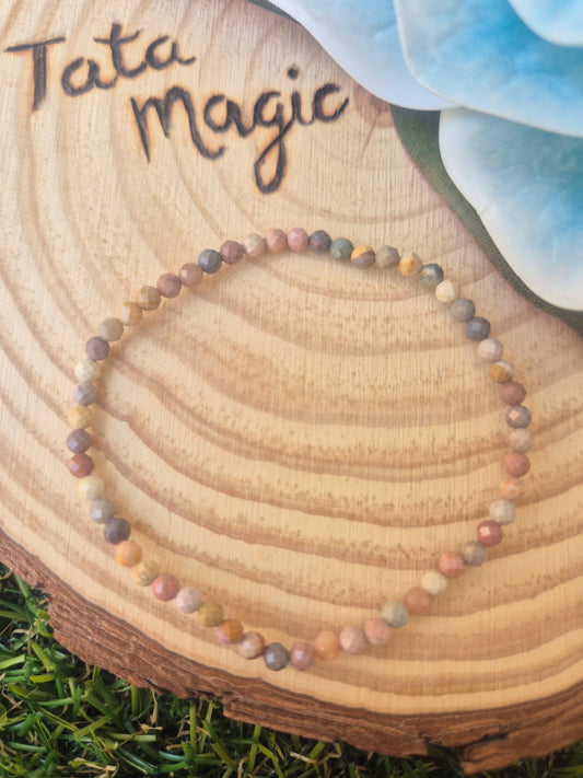 Pulsera de Alejandrita Facetada 3 mm - Purificación, Energía y Nuevos Comienzos