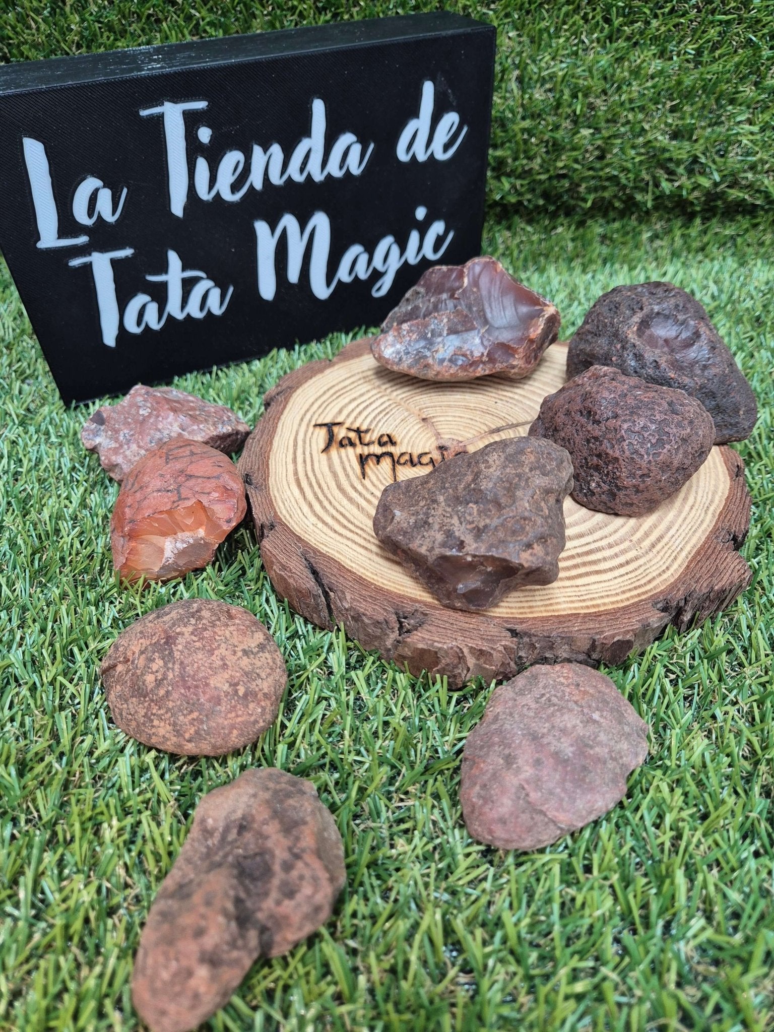 Cornalina bruto ( unidad) minerales brutoTienda esotérica Málaga - La Tienda de Tata Magic: tienda Esotérica en Málaga