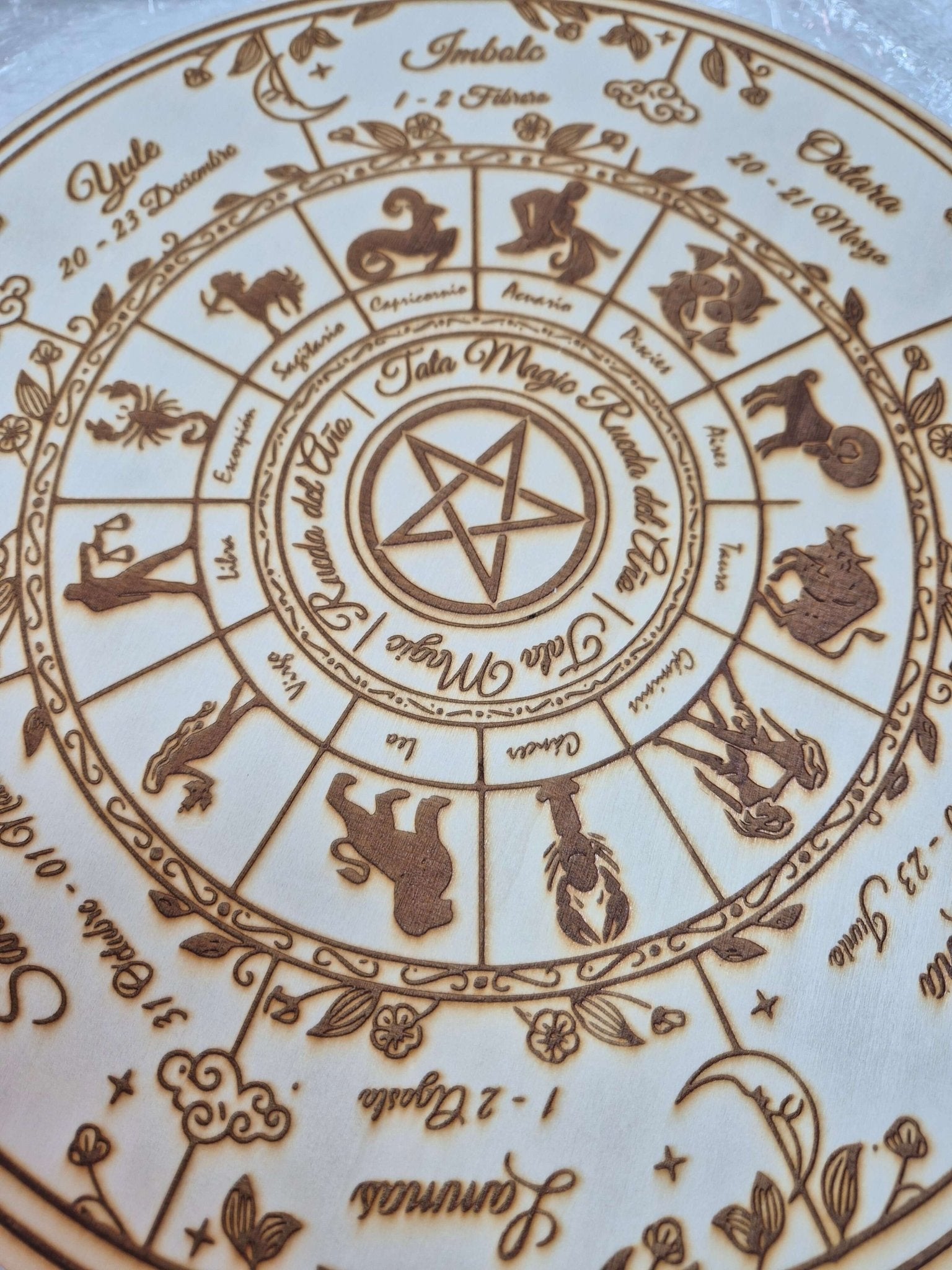 Rueda Wicca de Sabbats Tienda esotérica Málaga - La Tienda de Tata Magic: tienda Esotérica en Málaga