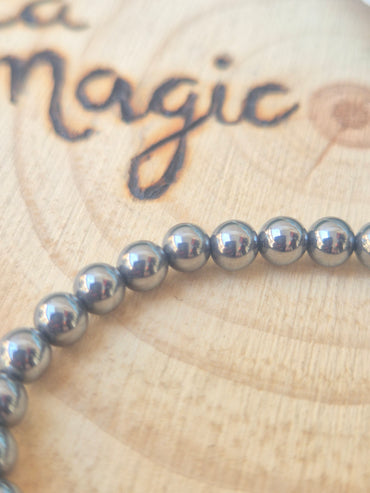Pulsera Terahercio 4mm- Protección cuántica, vitalidad y energía antiirradiación