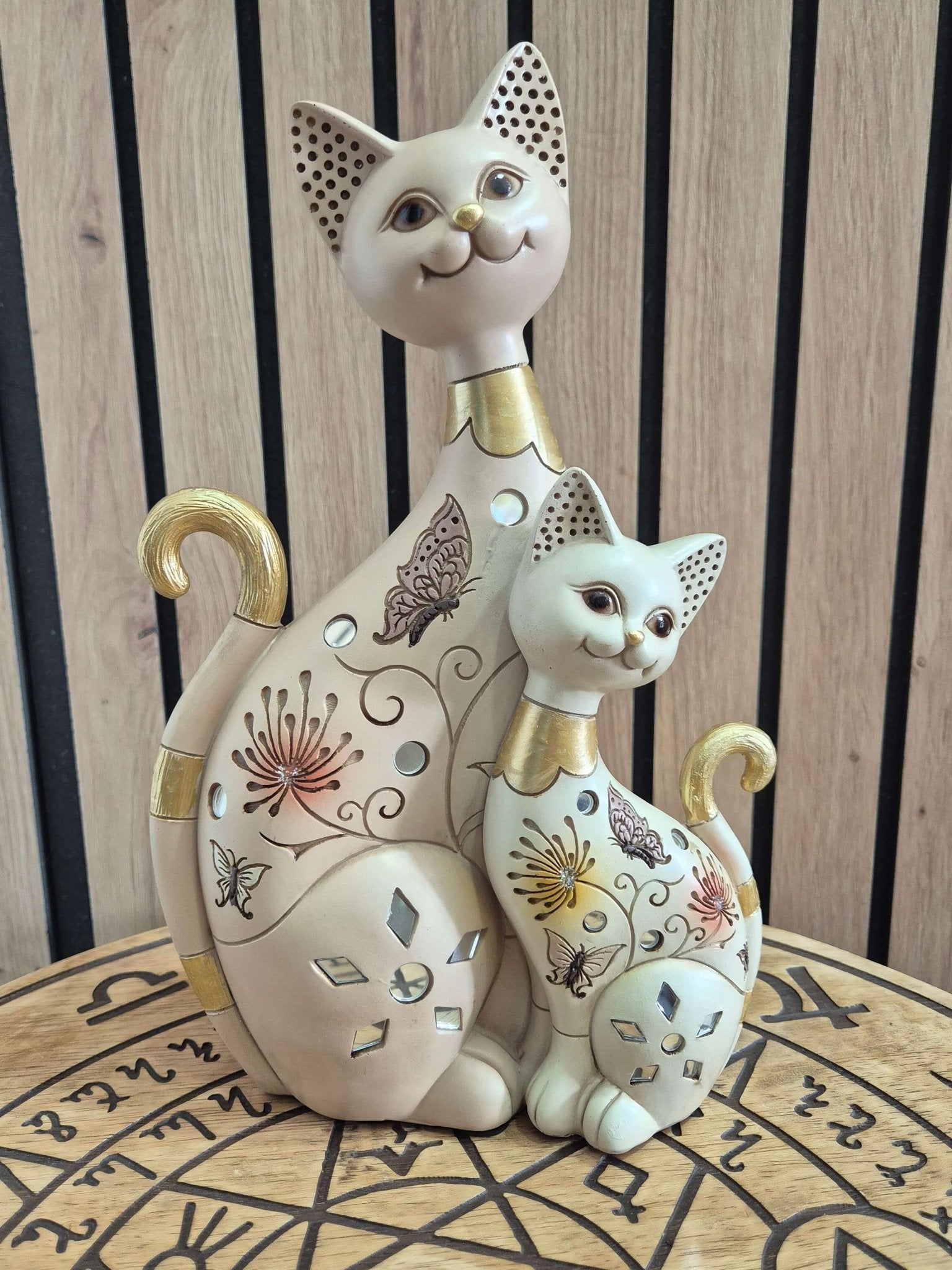 Figura gato madre e hijo Tienda esotérica Málaga - La Tienda de Tata Magic: tienda Esotérica en Málaga
